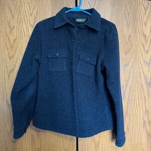 Black Eddie Bauer Wool Jacket